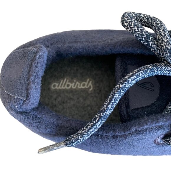 ALLBIRDS Navy Blue Wool Washable Comfortable Men's Running Shoes Size 10 - Picture 8 of 10